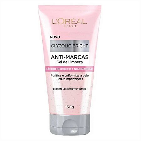 GEL DE LIMPEZA ANTIMARCAS GLYCOLIC BRIGHT  150G LOREAL