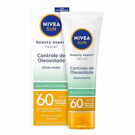 PROTETOR SOLAR EFEITO MATTE FPS60 50G NIVEA