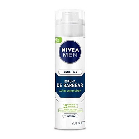 ESPUMA DE BARBEAR SENSITIVE 200ML NIVEA