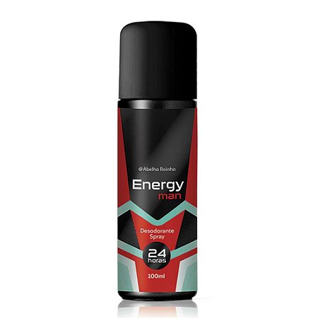 DESODORANTE SPRAY ENERGY MAN 100ML ABELHA RAINHA