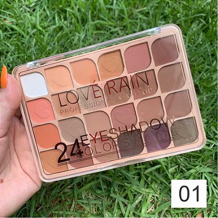 PALETA DE SOMBRAS 24 CORES MATTE LR5205