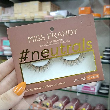 CÍLIOS POSTIÇOS NEUTRALS C23-12100 MISS FRANDY