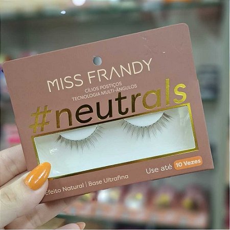 CÍLIOS POSTIÇOS NEUTRALS C23-12102 MISS FRANDY