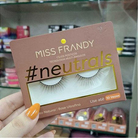 CÍLIOS POSTIÇOS NEUTRALS C23-12101 MISS FRANDY