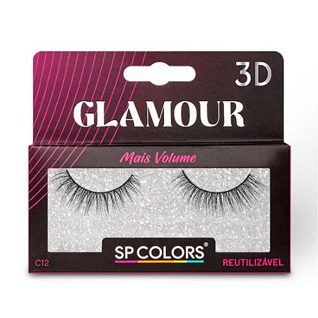 CÍLIOS POSTIÇOS GLAMOUR P30 SP-C12 SP COLORS
