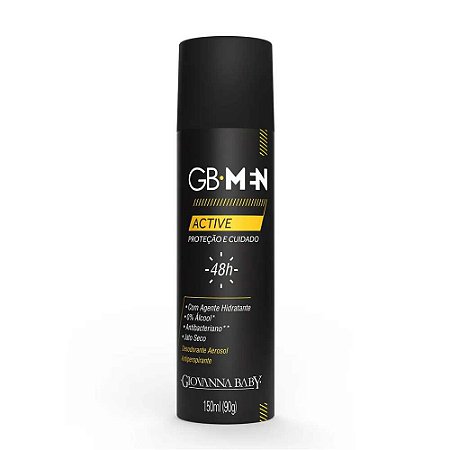 DESODORANTE AEROSOL POWER GB MEN 150ML GIOVANNA BABY
