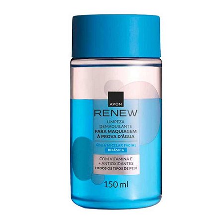 ÁGUA MICELAR BIFÁSICA RENEW 150ML AVON