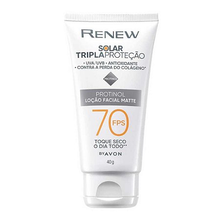 PROTETOR SOLAR PROTINOL FPS70 TOQUE SECO 40G AVON