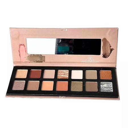 PALETA DE SOMBRAS NATURAL SPIRIT NUDE PH5016 PHALLEBEAUTY