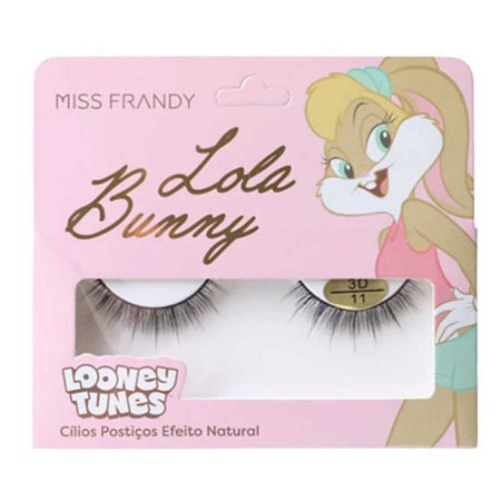 CÍLIOS POSTIÇOS LOONEY TUNES LOLA BUNNY 3D 11 WL-C23-1245 MISS FRANDY