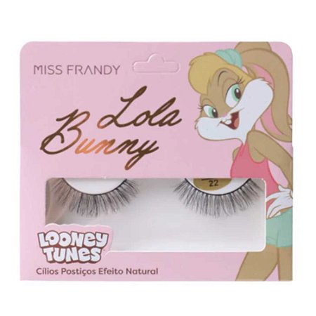 CÍLIOS POSTIÇOS LOONEY TUNES LOLA BUNNY 3D 22 WL-C23-1247 MISS FRANDY