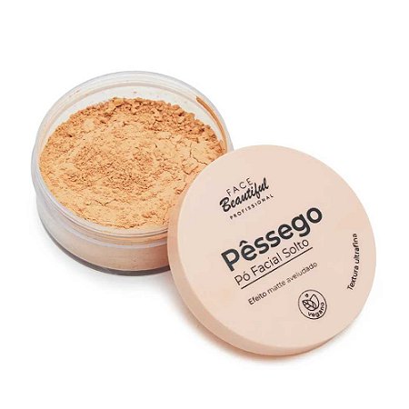 PÓ FACIAL SOLTO PÊSSEGO FACE BEAUTIFUL