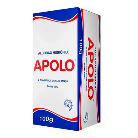 ALGODÃO HIDRÓFILO 100G APOLO