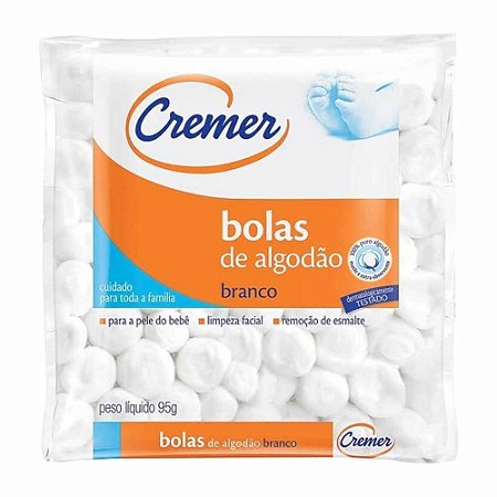 ALGODÃO EM BOLAS 95G CREMER