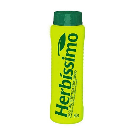 TALCO ANTISSÉPTICO PERFUMADO 80G HERBISSIMO