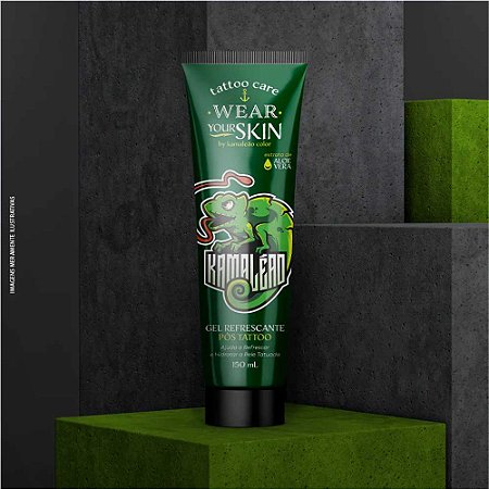 GEL REFRESCANTE PÓS TATTOO KAMALEÃO 150ML KAMALEÃO COLOR