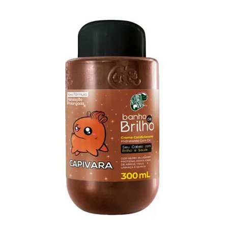 BANHO DE BRILHO CAPIVARA 300ML KAMALEÃO COLOR