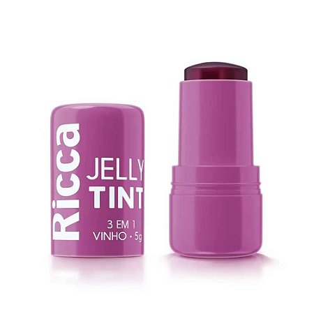 BASTÃO JELLY TINT 3 EM 1 VINHO 3820 RICCA