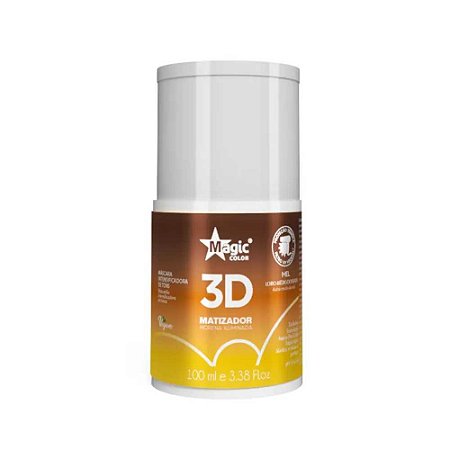 MATIZADOR 3D MORENA ILUMINADA MEL LOIRO MÉDIO DOURADO 100ML MAGIC COLOR