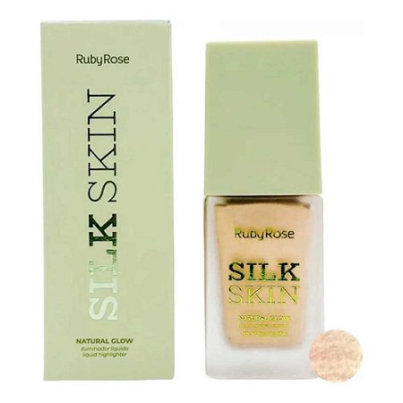 ILUMINADOR LÍQUIDO SILK SKIN NATURAL GLOW MOONLIGHT HB-F1601-3 RUBY ROSE
