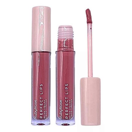 BATOM LÍQUIDO PERFECT LIPS BOSS BABE HB-L6200-3 RUBY ROSE