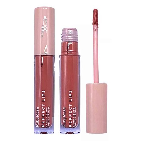 BATOM LÍQUIDO PERFECT LIPS POSITIVITY HB-L6200-2 RUBY ROSE