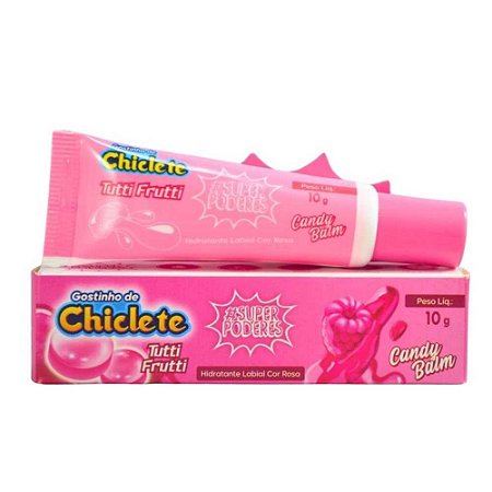 HIDRATANTE LABIAL TUTTI FRUTTI COR ROSA 10G SUPER PODERES