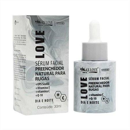 SÉRUM FACIAL PREENCHEDOR DE RUGAS 30ML MAX LOVE