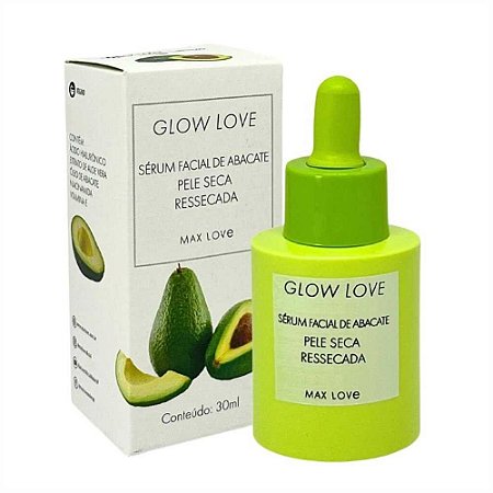 SÉRUM FACIAL DE ABACATE 30ML MAX LOVE