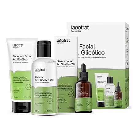 KIT FACIAL ÁCIDO GLICÓLICO DERMO SKIN LABOTRAT
