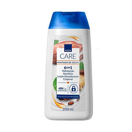 LOÇÃO CORPORAL AVON CARE MANTEIGA DE CACAU 200ML