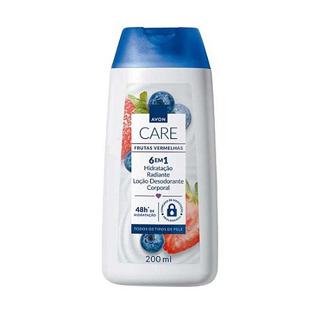 LOÇÃO CORPORAL AVON CARE FRUTAS VERMELHAS 200ML