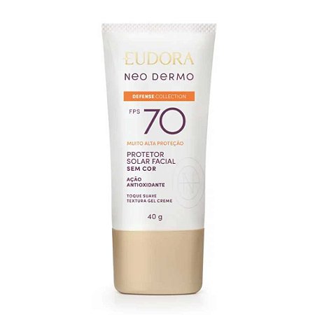 PROTETOR SOLAR FACIAL NEO DERMO FPS70 40G EUDORA
