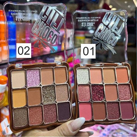 PALETA DE SOMBRAS CHOCO GIFT 7760 S.F.R. COLOR
