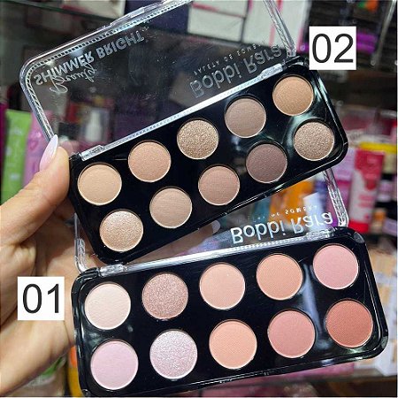 PALETA DE SOMBRAS BEAUTY SHIMMER BRIGHT BB70 BOBBI RARA