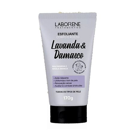 ESFOLIANTE LAVANDA E DAMASCO 170G LABORENE