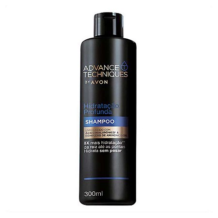 SHAMPOO ADVANCE TECHNIQUES HIDRATAÇÃO PROFUNDA 300ML AVON