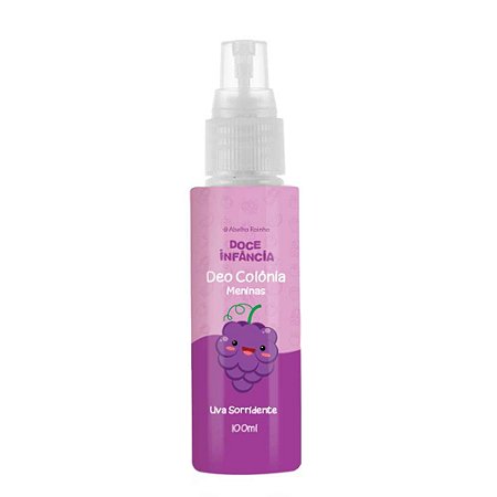 DEOCOLÔNIA DOCE INFÂNCIA MENINAS UVA SORRIDENTE 100ML ABELHA RAINHA