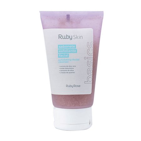 SABONETE ESFOLIANTE FACIAL RUBY SKIN HB-S3400 RUBY ROSE