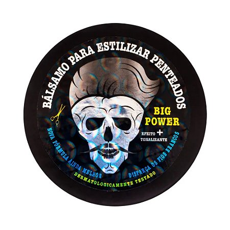 BÁLSAMO PARA ESTILIZAR PENTEADOS BIG POWER EFEITO TONALIZANTE 120G STUDIO HAIR