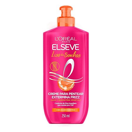 CREME PARA PENTEAR LISO DOS SONHOS 250ML ELSEVE