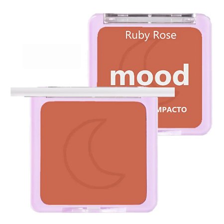 BLUSH COMPACTO MOOD MB60 HB-F582-6 RUBY ROSE