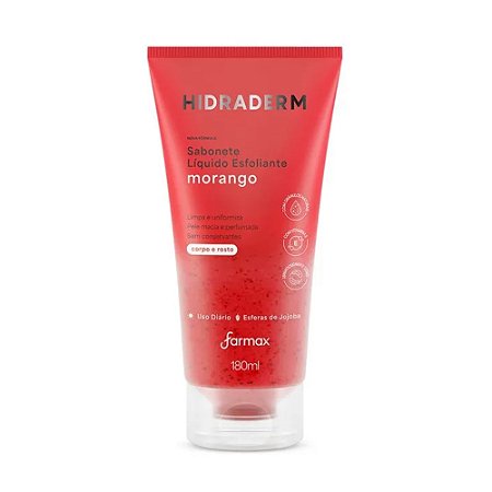 ESFOLIANTE HIDRADERM MORANGO 180G FARMAX