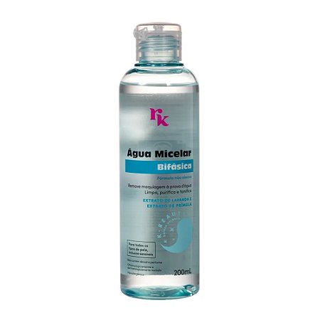 ÁGUA MICELAR  BIFASICA 200ML RUBY KISSES