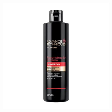 SHAMPOO ADVANCE TECHNIQUES RECONSTRUÇÃO EXTREMA 300ML AVON