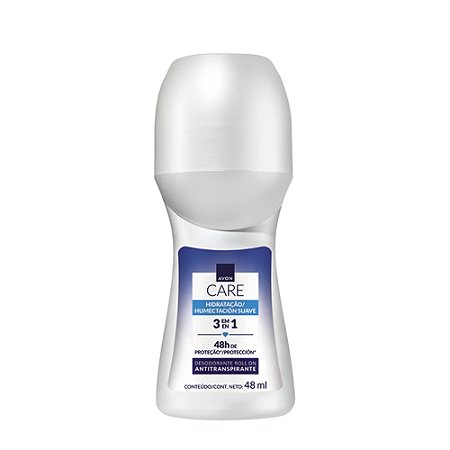 DESODORANTE ROLL-ON CARE HIDRATAÇÃO SUAVE 48ML AVON
