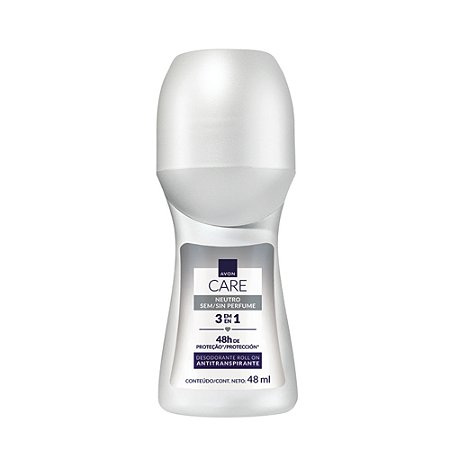 DESODORANTE ROLL-ON CARE NEUTRO SEM PERFUME 48ML AVON