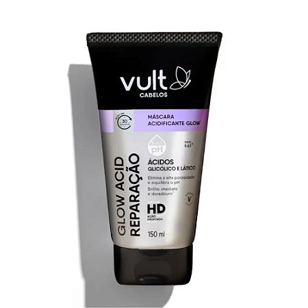 MASCARA ACIDIFICANTE GLOW ACID REPARAÇÃO 150ML VULT