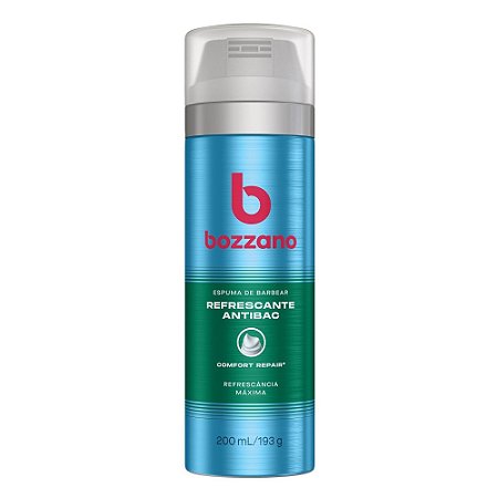 ESPUMA DE BARBEAR REFRESCANTE ANTIBAC 200ML BOZZANO