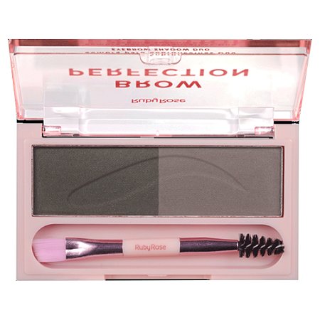 DUO DE SOMBRA PARA SOBRANCELHAS BROW PERFECTION COR 11 E 12 HB-E2501-6 RUBY ROSE